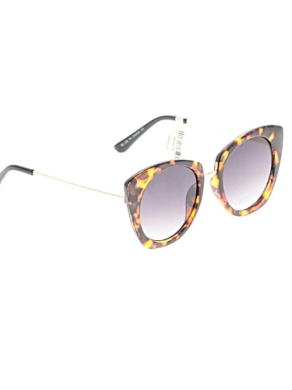 Torrid Oversized Cat Eye Sunglasses in Golden and Brown Tortoise